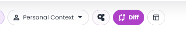 Diff toggle in chat bar