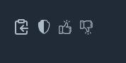 Manual redaction button in the conversation